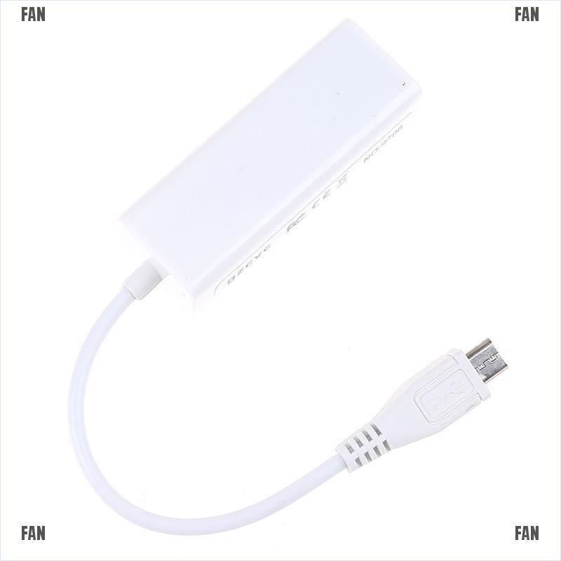 Dây Cáp Chuyển Đổi Cổng Micro Usb 2.0 Sang Rj45 Lan Ethernet 100mbps Chuyên Dụng