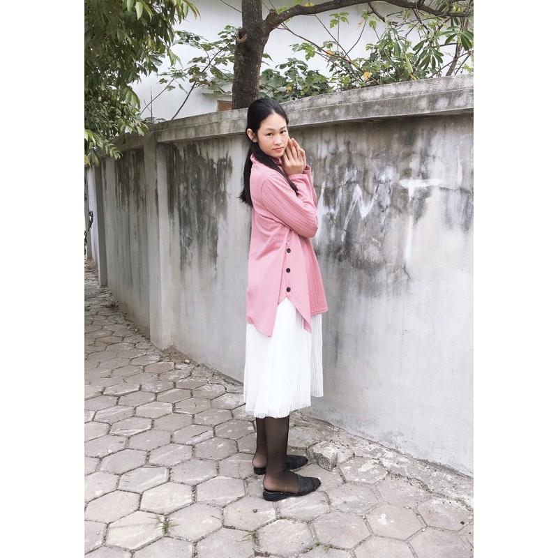 Chân váy maxi lưới ánh nhũ