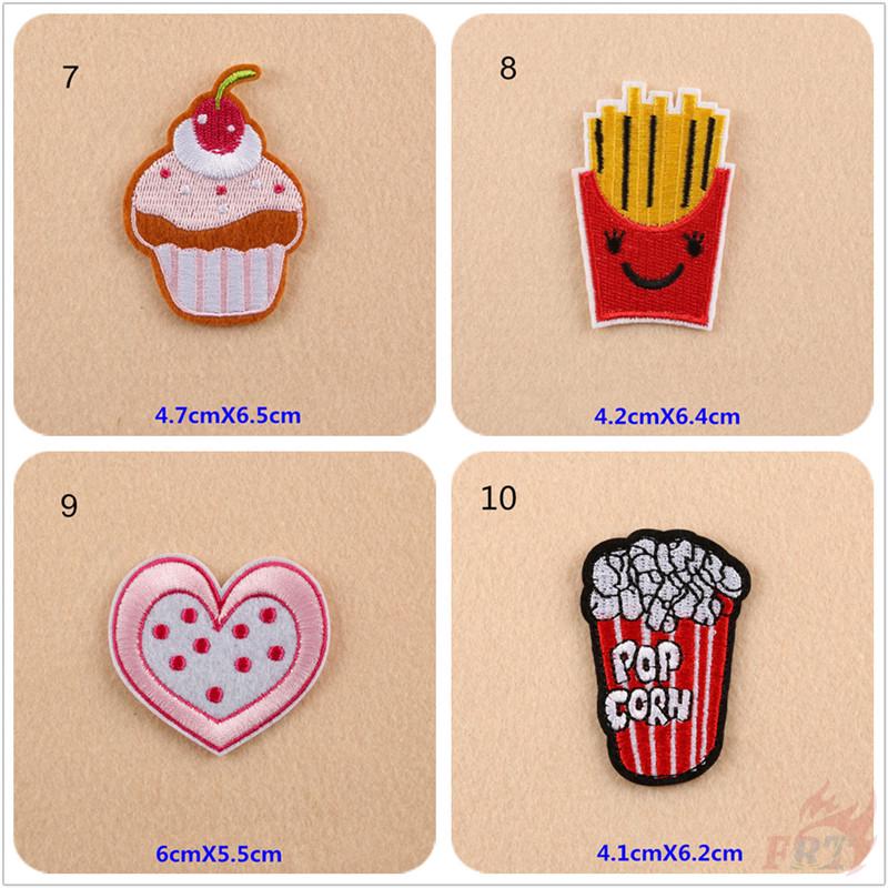Sticker Ủi Thêu Hình Thức Ăn