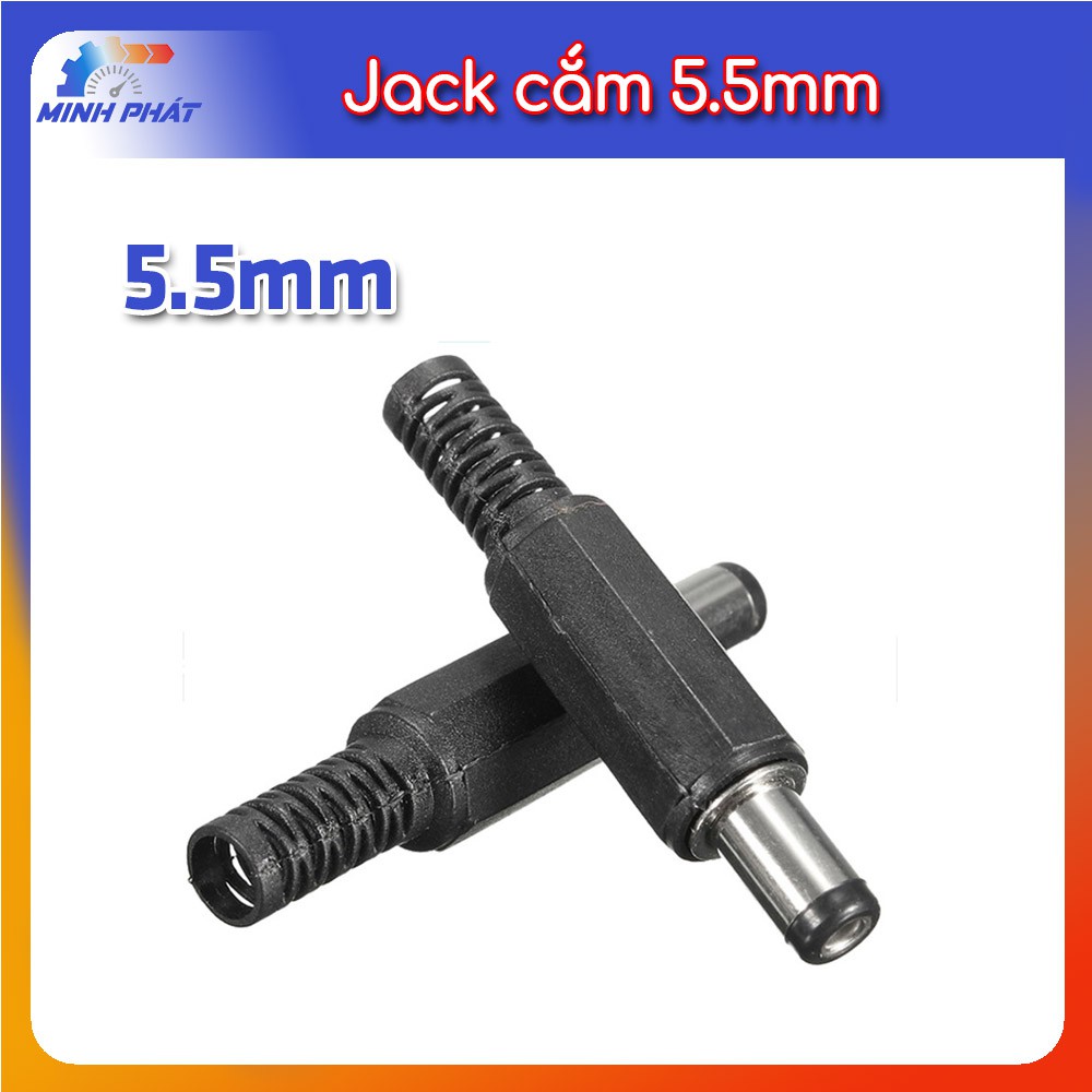 Bộ 2 Jack cắm đầu cắm đực DC 5,5x2,1mm | WebRaoVat - webraovat.net.vn