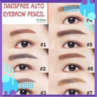 Free ship - Chì kẻ mày Innisfree Auto Eyebrow Pencil