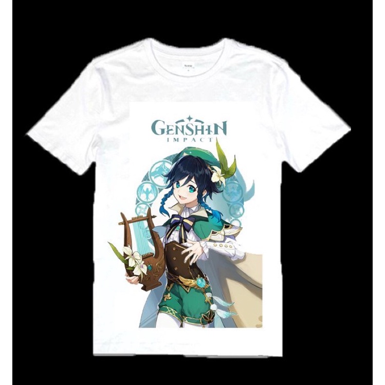 áo thun venti genshin impact nhiều mẫu chọn/áo in hình genshin impact venti