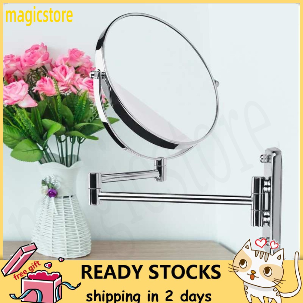 [Ready Stock] Gương trang điểm hai mặt gắn tường xoay được 8 hướng tiện lợi | WebRaoVat - webraovat.net.vn