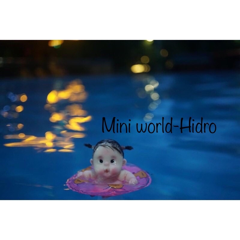 Phao bơi mini tí hon cho búp bê BJD tỉ lệ 1/8 barbie, phao đồ chơi