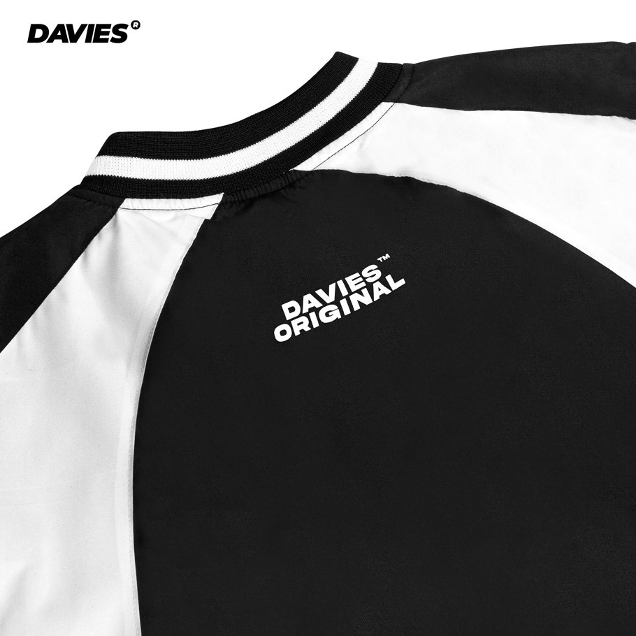 Áo tay dài form rộng màu đen local brand DAVIES DEE Hockey Shirt