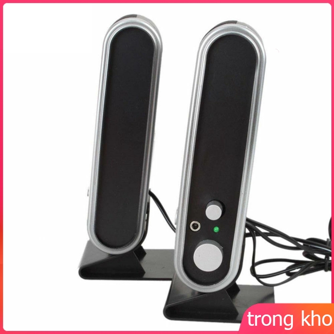 Bộ 2 loa máy tính nguồn USB giắc cắm 3.5mm cho máy tính để bàn/laptop | BigBuy360 - bigbuy360.vn