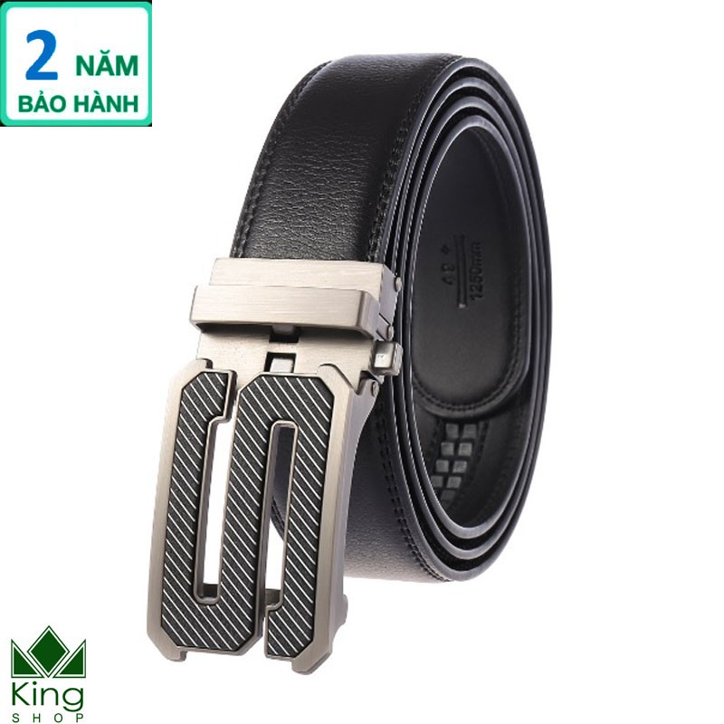 Thắt Lưng Dây Nịt Nam Da Bò 100% Khóa Tự Động Cao Cấp N10 - Đồ Da Kingshop
