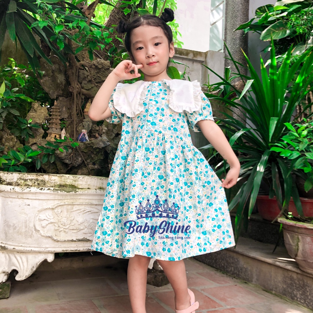 Váy Mùa Hè Cho Bé Gái BabyShine - Váy Cho Bé Từ 1,2,3,4,5,6,7,8,9,10 tuổi