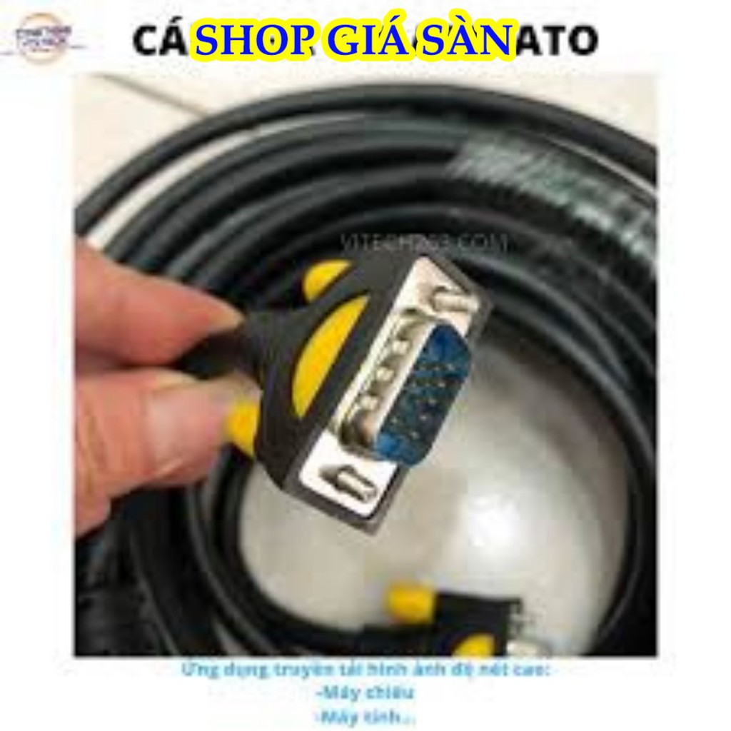 [Freeship] Dây Cáp Tín Hiệu VGA 3+6 20m ARIGATOO Hàng Chính Hãng. Chất Lượng Cao. Bảo Hành 6 Tháng