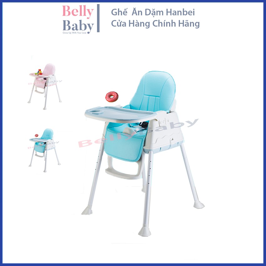 Ghế Ăn Dặm HanBei Điều Chỉnh Độ Cao 3 Mức Dành Cho Bé Từ 6 Tháng - BellyBaby