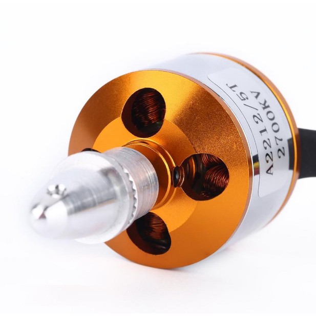 [Nhiều lựa chọn KV] Motor brushless A2212 1000kv, 1400kv, 2200kv, 2700kv (3 pha, không chổi than) RC - Luân Air Models