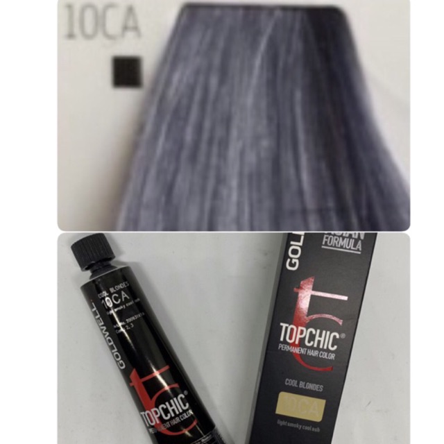 Màu nhuộm thời trang cao cấp Topchic Permanent Hair Color Goldwell 60ml MÃ 10CA