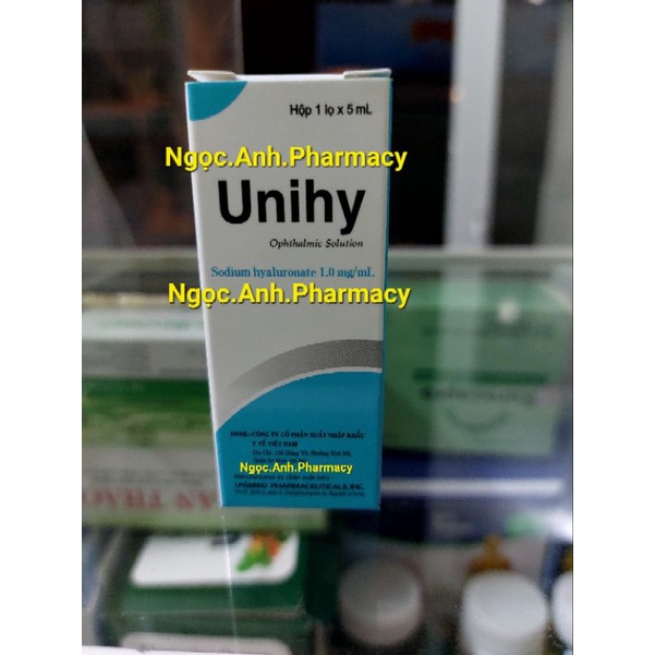 Dung dịch nhỏ mắt Unihy nước mắt nhân tạo dưỡng mắt