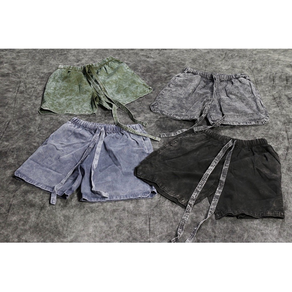 Quần Đùi Tee Wash Cao Cấp Unisex