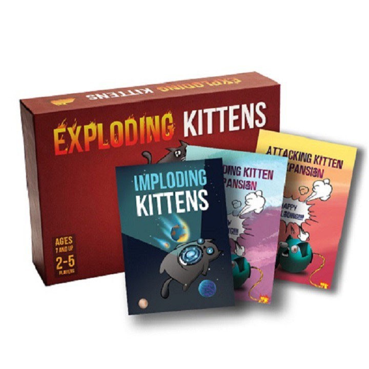 Mèo nổ exploding kittens việt hóa chuẩn đẹp giấy dày