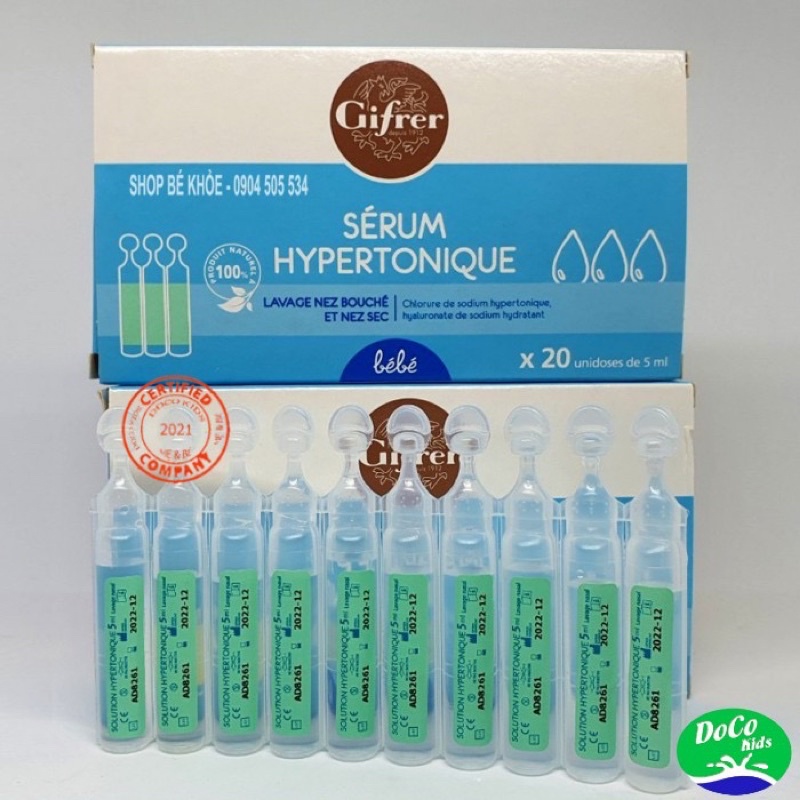 Nước muối sinh lý Gifrer Pháp