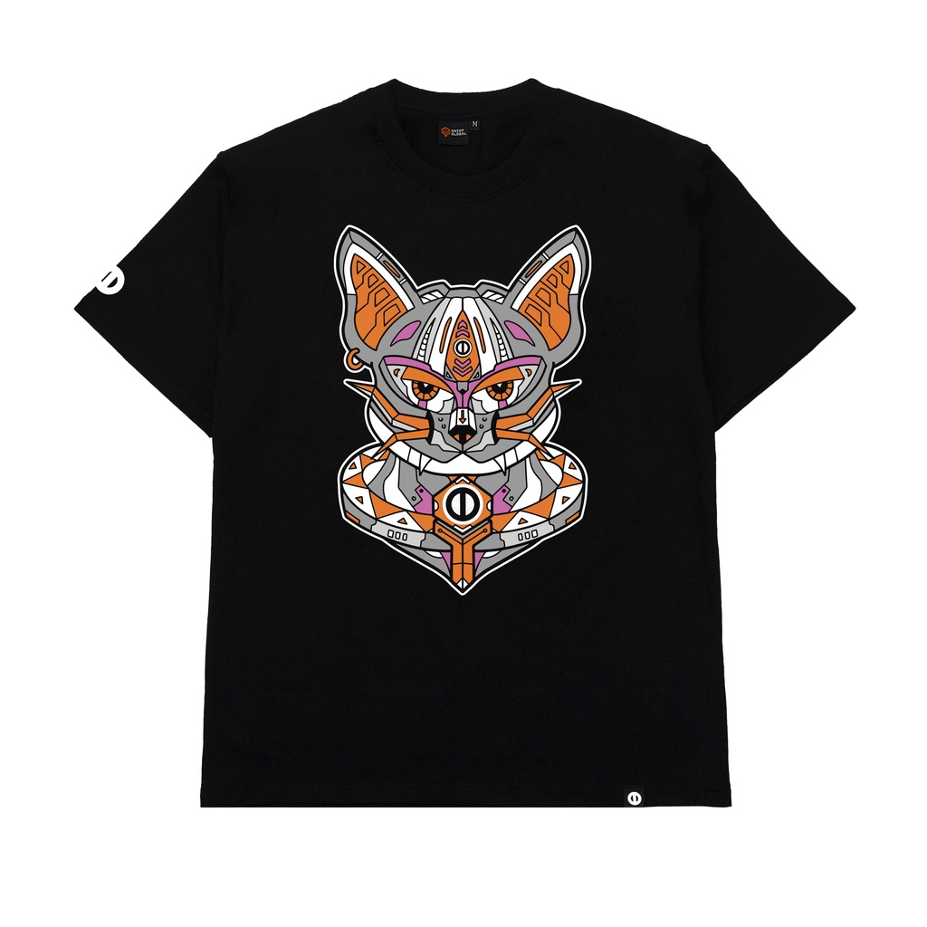 Áo thun tay lỡ form rộng nam nữ màu đen local brand ONTOP - illusion Matop O14-T3