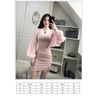Sườn xám vải nhung