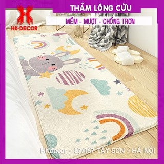 [Freeship] Thảm lông cừu trải sàn bếp chống thấm nước, trơn trượt, thảm phòng khách, cạnh giường ngủ, ghế sofa