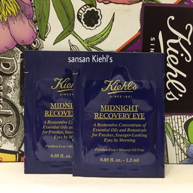 🌸Kem mắt phục hồi ban đêm Kiehl's Midnight Recovery Eye Sample 👀