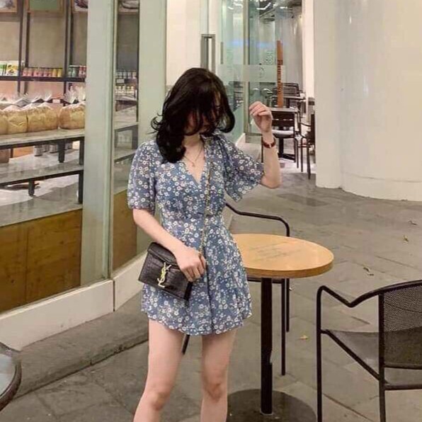 JUMPSUIT HOA DÁNG GIẢ VÁY HÀNG 2 LỚP CHẤT CỰC ĐẸP