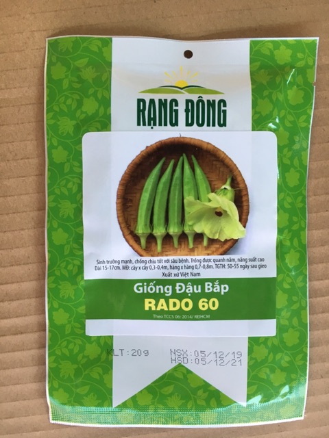 Hạt giống đậu bắp_ Gói 20gr