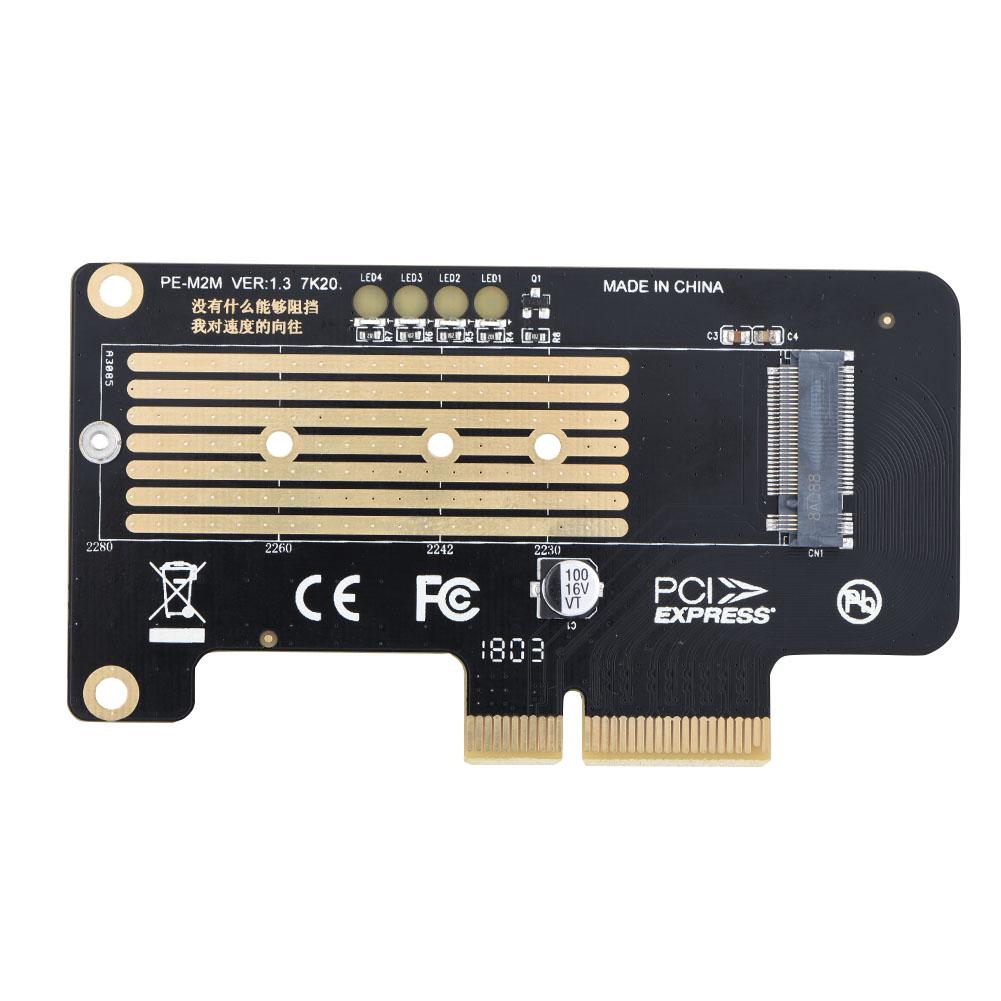 Thẻ nối dài cổng PCI-E 4X M.2 mkey NVME SSD sang PCI-E 4X