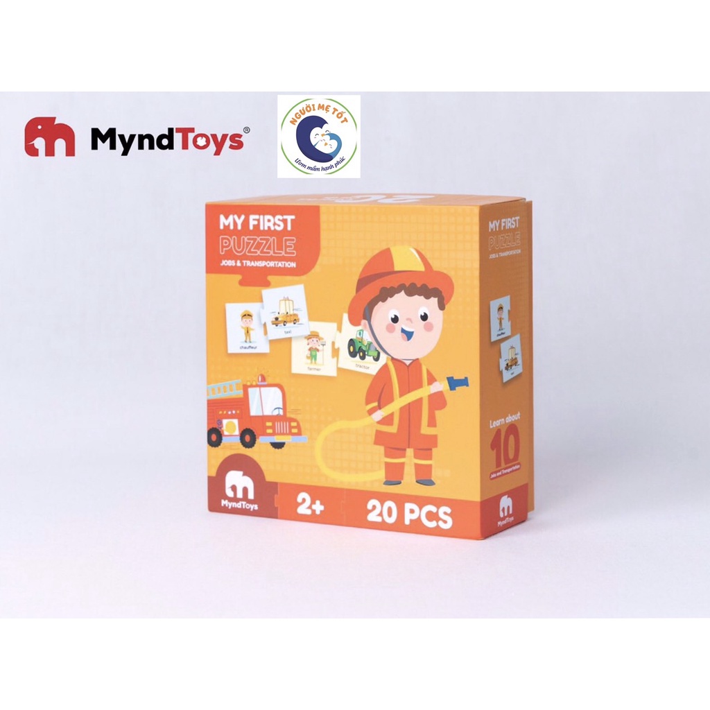 Đồ Chơi Ghép Hình Nghề Nghiệp và Phương Tiện: My First Puzzle – Jobs and Transportations