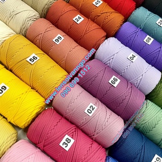 Sợi Chainy Cotton 3mm móc túi (cuộn 300gr)