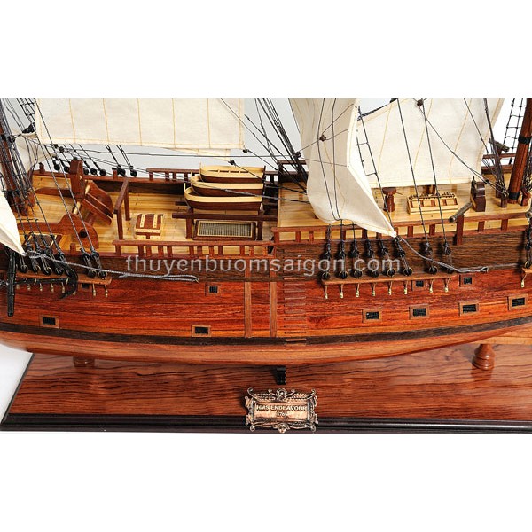 Thuyền Gỗ Phong Thủy Trang Trí HMS Endeavour (hàng cao cấp, không lắp ráp)