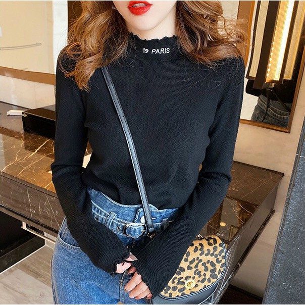 [RẺ VÔ ĐỊCH]Áo thun tay dài thu đông 19 PARIS BG161212