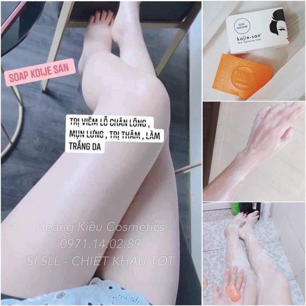 [ QUÀ TẶNG KÈM ] Soap 135G Trắng Da Sạch Mụn Lưng Xà Phòng KojieSan Tắm Trắng Chính Hãng Xà Bông Mụn Lưng Dưỡng Trắng Da | BigBuy360 - bigbuy360.vn