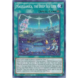 Thẻ bài Yugioh - TCG - Magellanica, the Deep Sea City / MP21-EN141'