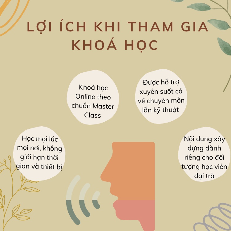 Khoá học Luyện giọng nói biểu cảm cùng NSUT Hà Phương - Chinh phục sức mạnh ngôn từ