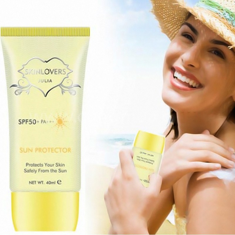 [Tặng tẩy da chết Skinlovers] Kem chống nắng hông tan trong nước Skinlovers SPF 50-40ml