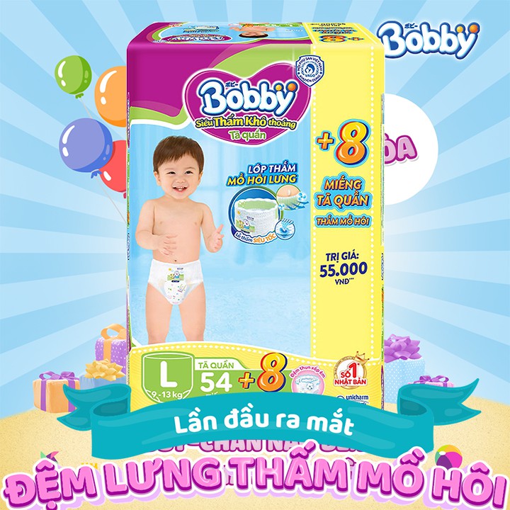 TÃ QUẦN BOBBY XL48+8 miếng