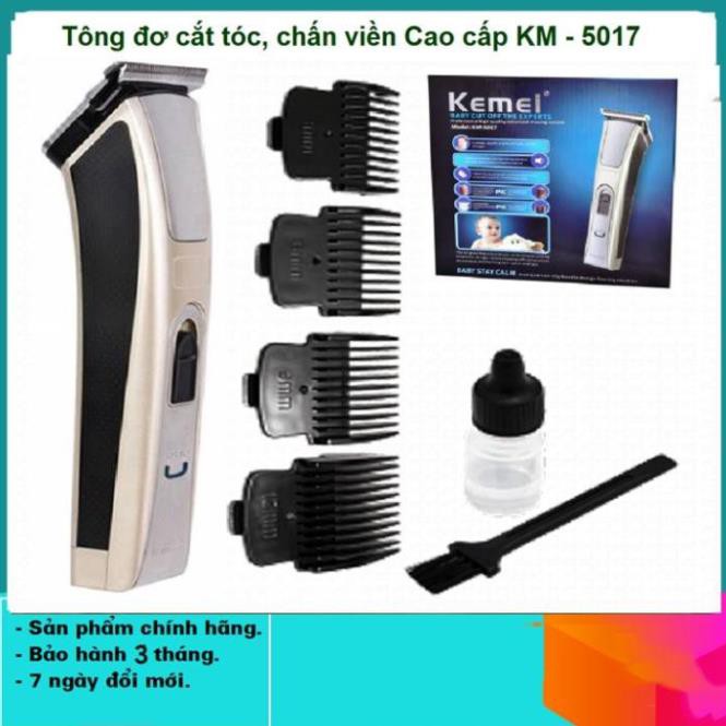  TÔNG ĐƠ CẮT TÓC, BẤM VIỀN TẠO KIỂU ĐA NĂNG KEMEI KM-5017