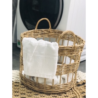 Sọt mây đựng quần áo trong nhà tắm, làm đèn trang trí, đựng chậu trồng cây, vô cùng đa năng, nhiều size lựa chọn