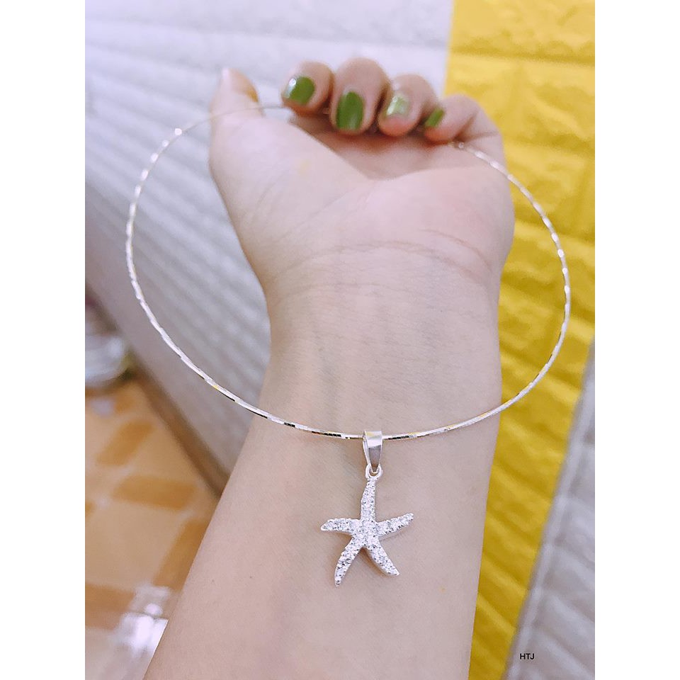 kiềng bạc mặt sao