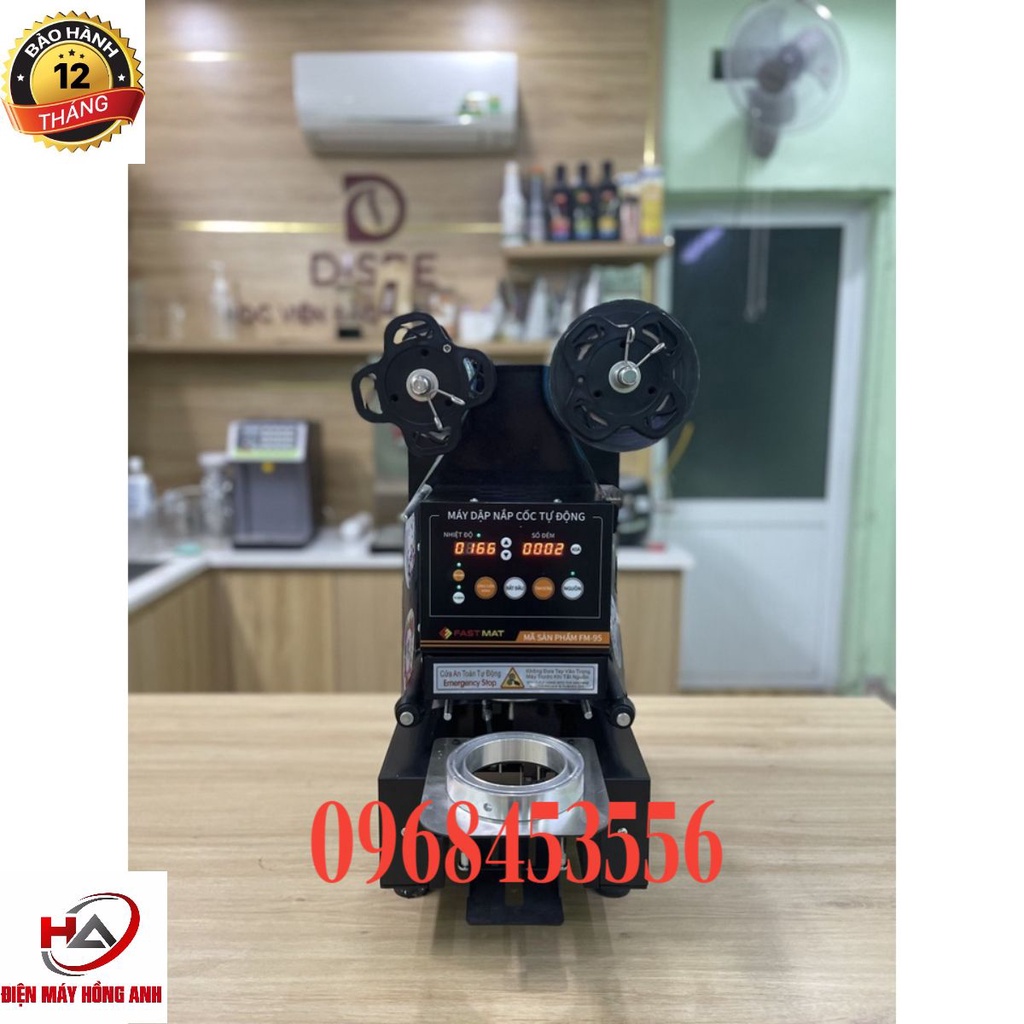 Máy Dập Nắp Cốc Tự Động RC95 -  ÉP LY NHỰA