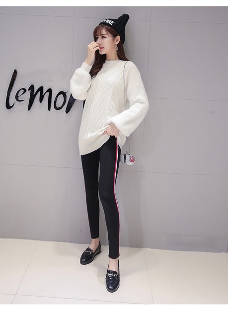 Quần legging big size thun gân sọc dọc size lớn 3XL 65-80kg