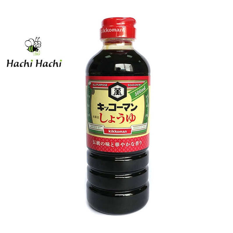 Nước tương đậu nành vị truyền thống Kikkoman 500ml - Hachi Hachi Japan Shop