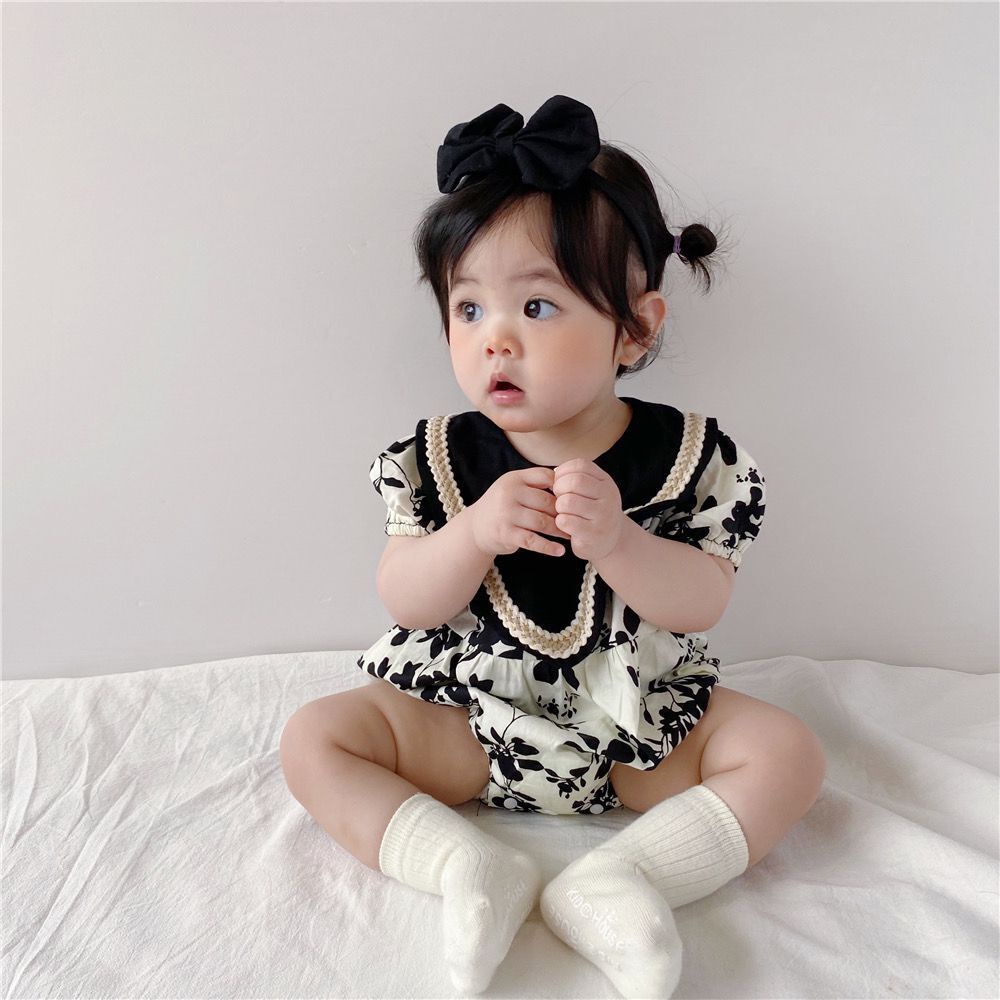 Đầm Tay Ngắn Chất Liệu Cotton Thời Trang Hàn Quốc 2022 Dành Cho Bé Gái