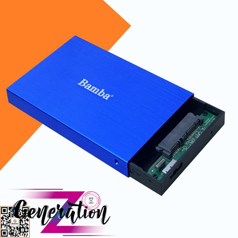 Box gắn HDD Bamba Chuẩn Sata 2.5 - Usb 3.0 nhôm