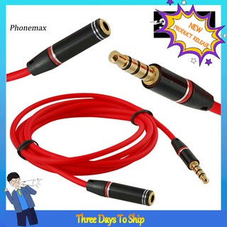 Dây Cáp Nối Dài Tai Nghe 4 Cực 1.2m 3.5mm