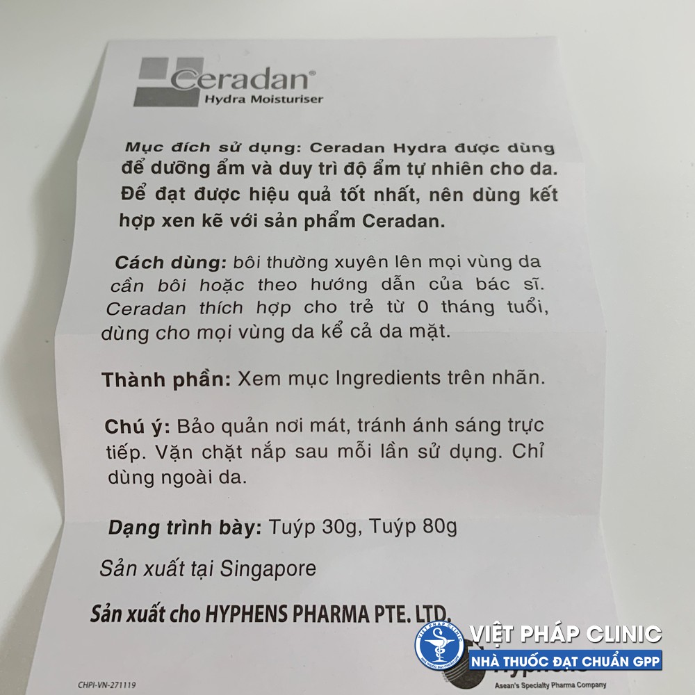 Kem Dưỡng Ẩm Ceradan Hydra Hydrating Moisturiser