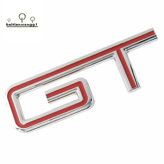 1 Miếng Dán Logo 3d Gt Cho Bmw X6 X5 Ford Mustang Focus Mk 1 2 3 7