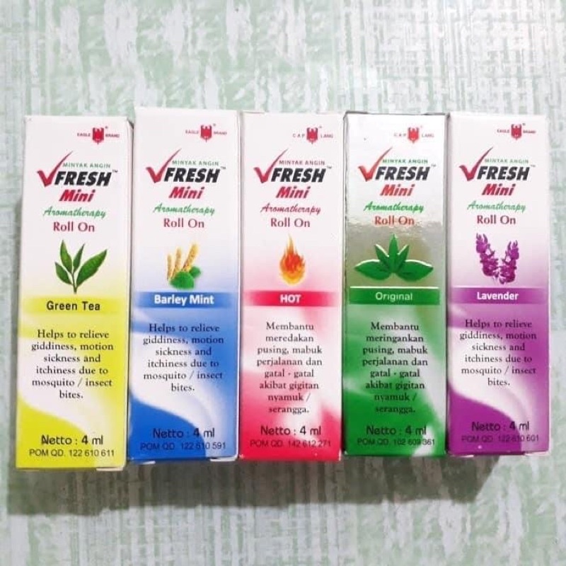 Dầu lăn  thảo dược Vfresh 4ml