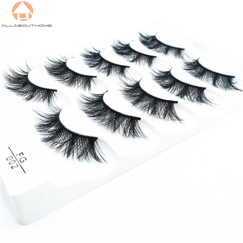 5 Cặp lông mi giả 3D mềm mại có thể tái sử dụng
 | BigBuy360 - bigbuy360.vn