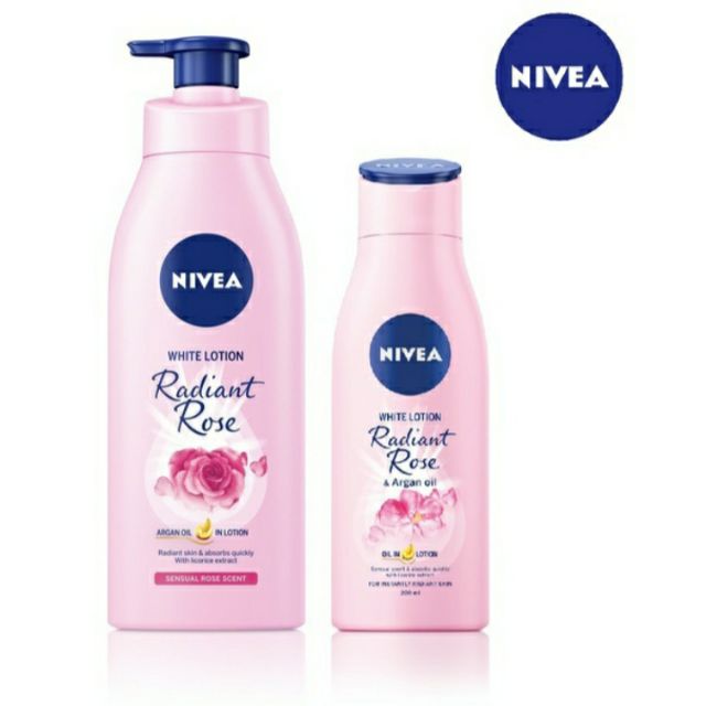 (Thanh lý) Sữa dưỡng thể dưỡng trắng NIVEA hương hoa hồng Radiant Rose 350ml